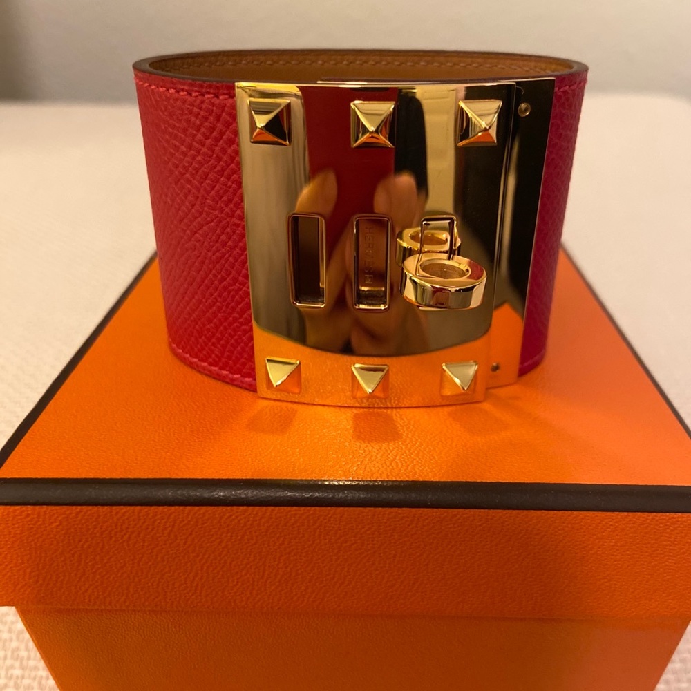 Auth NEW HERMES Kelly Dog Extreme bracelet Small